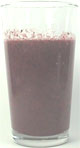 Carrot and blueberry juice