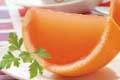 Agar jelly grapefruit